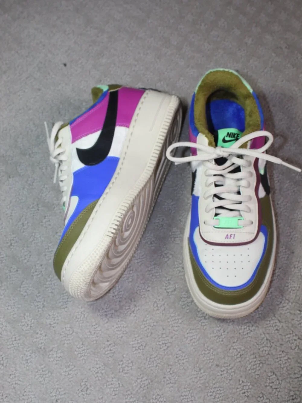 Nike Women’s  Size 7.5 Air Force 1 Shadow SE (Cactus Flower) CT1985-500